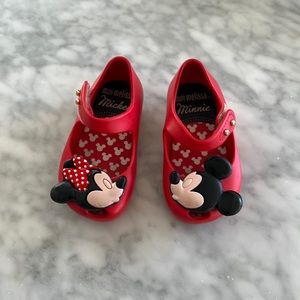 Authentic mini Melissa Disney shoes baby size 5